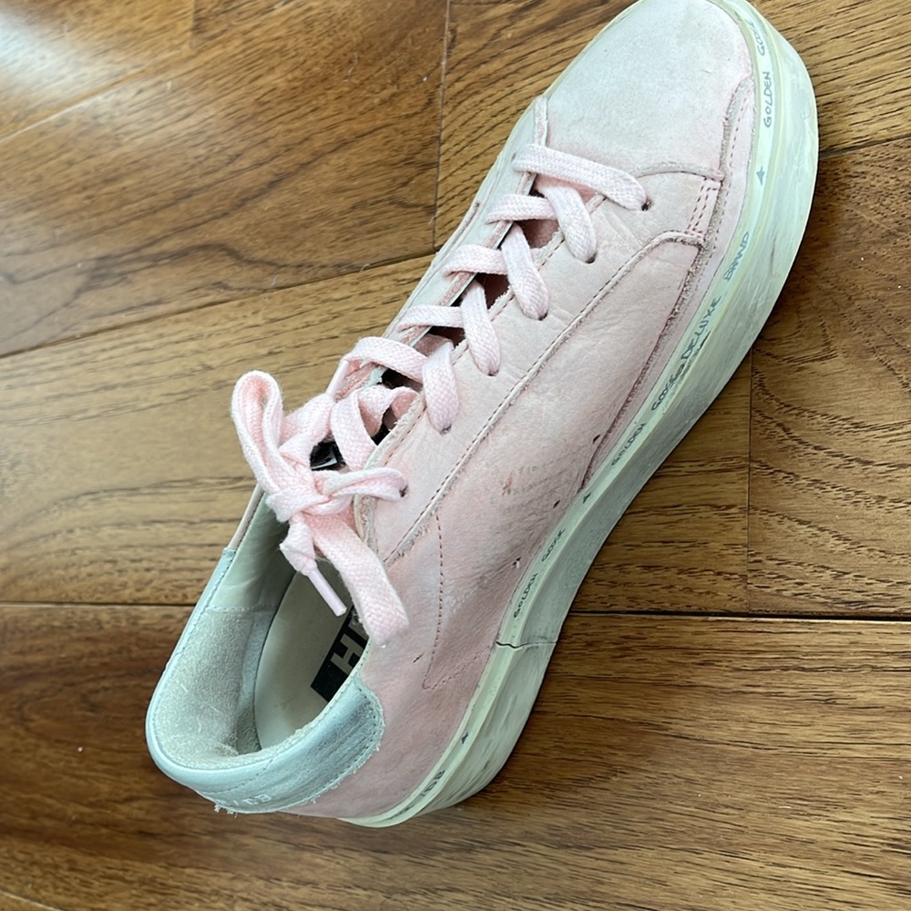 Golden goose 37 pink sneakers ggdb hi star - Picture 6 of 8